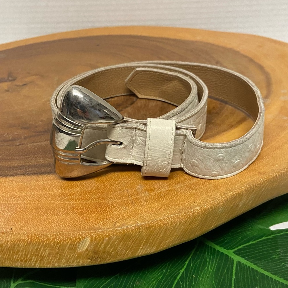 The Leather Shop Genuine Leather Vintage 80’s Belt Sz:M